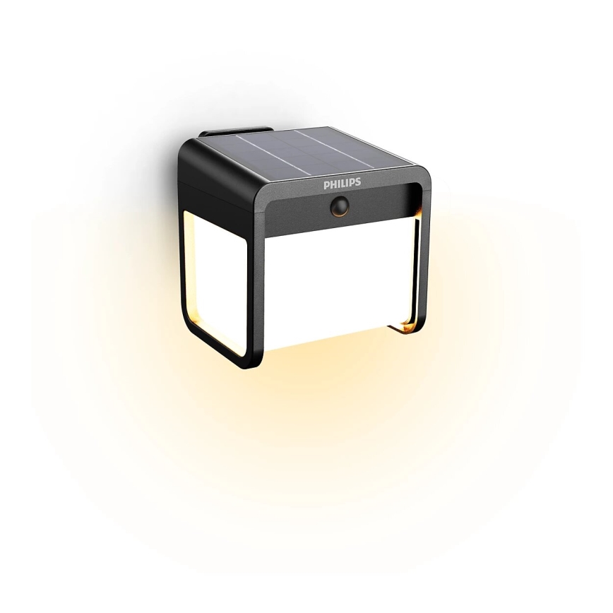 Philips - LED solcell väggbelysning med sensor EZRA LED/1,8W/3,7V 3000K IP44