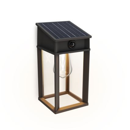 Philips - LED solcell väggbelysning med sensor GERI LED/3,2W/3,7V 2700K IP44