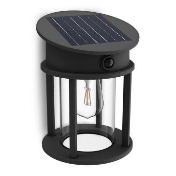 Philips - LED solcell väggbelysning med sensor GERI LED/3,2W/3,7V 2700K IP44
