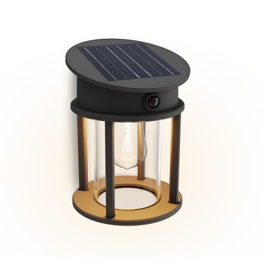 Philips - LED solcell väggbelysning med sensor GERI LED/3,2W/3,7V 2700K IP44