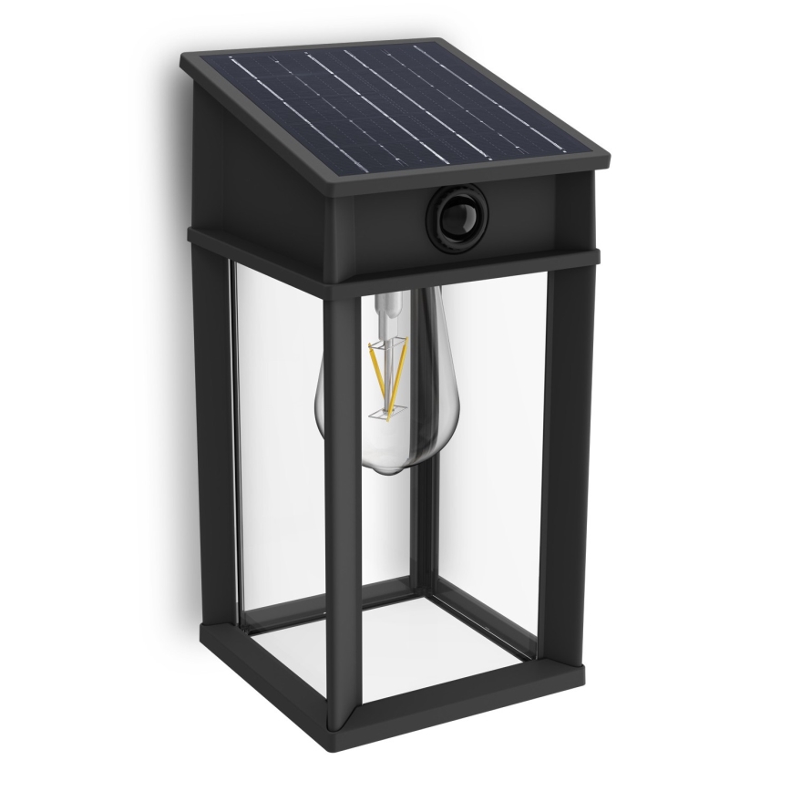 Philips - LED solcell väggbelysning med sensor GERI LED/3,2W/3,7V 4000K IP44