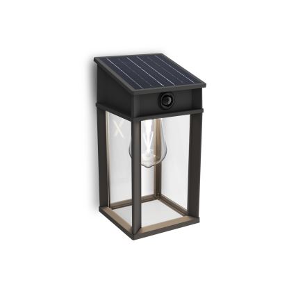 Philips - LED solcell väggbelysning med sensor GERI LED/3,2W/3,7V 4000K IP44