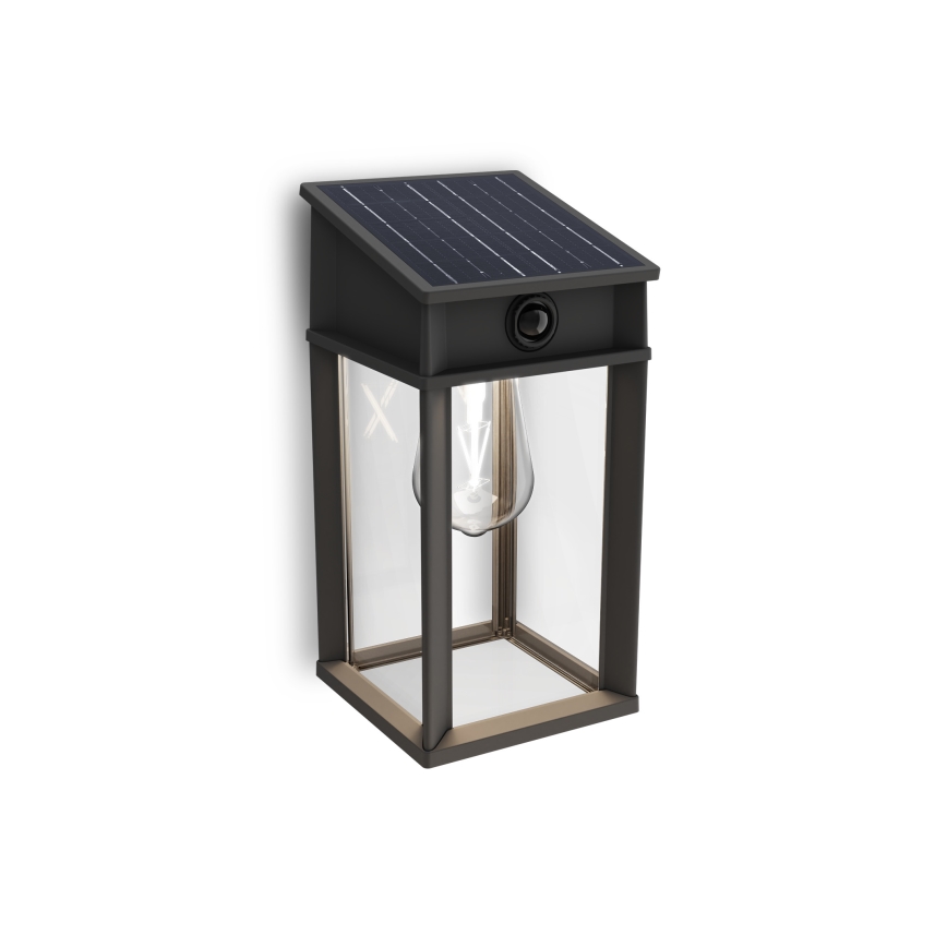 Philips - LED solcell väggbelysning med sensor GERI LED/3,2W/3,7V 4000K IP44