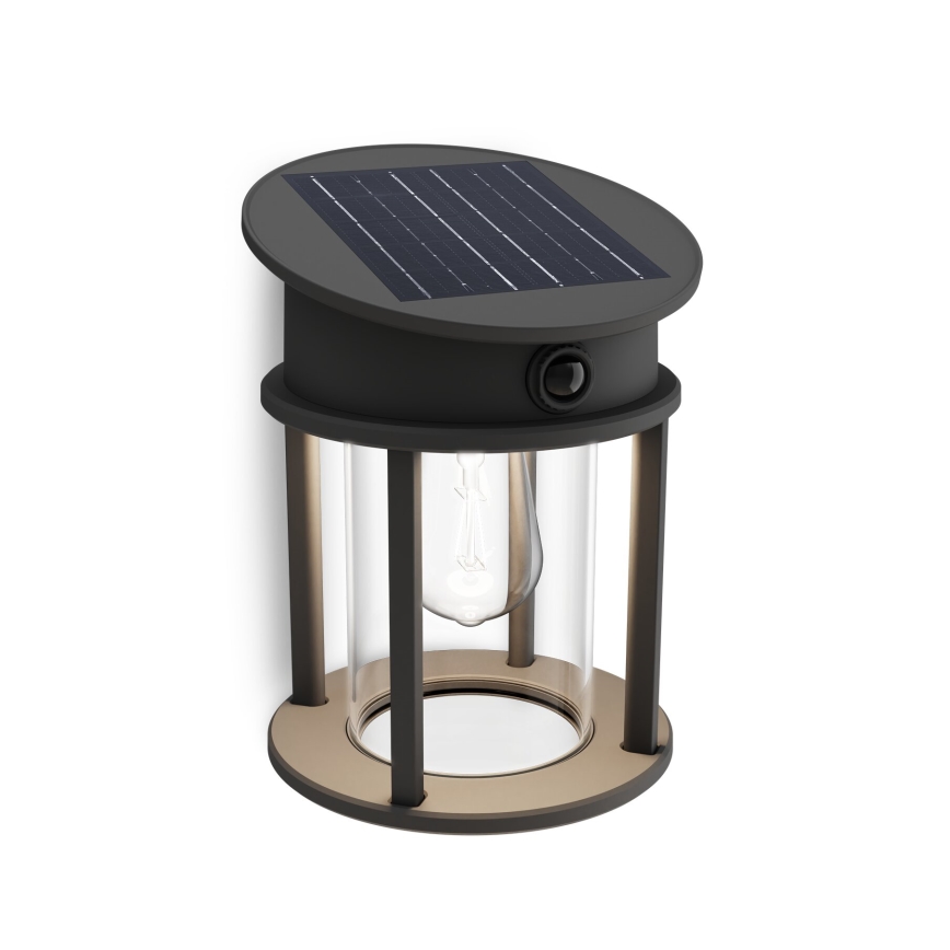 Philips - LED solcell väggbelysning med sensor GERI LED/3,2W/3,7V 4000K IP44