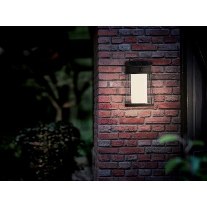 Philips - LED solcell väggbelysning med sensor JUDA LED/3,2W/3,7V 4000K IP44