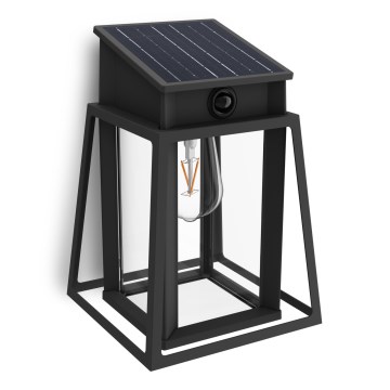 Philips - LED solcell väggbelysning med sensor LYSIN LED/3,2W/3,7V 2700K IP44