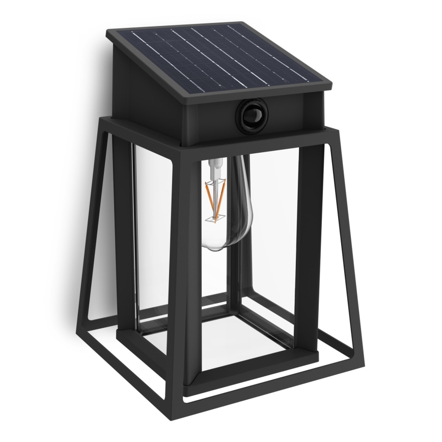 Philips - LED solcell väggbelysning med sensor LYSIN LED/3,2W/3,7V 2700K IP44
