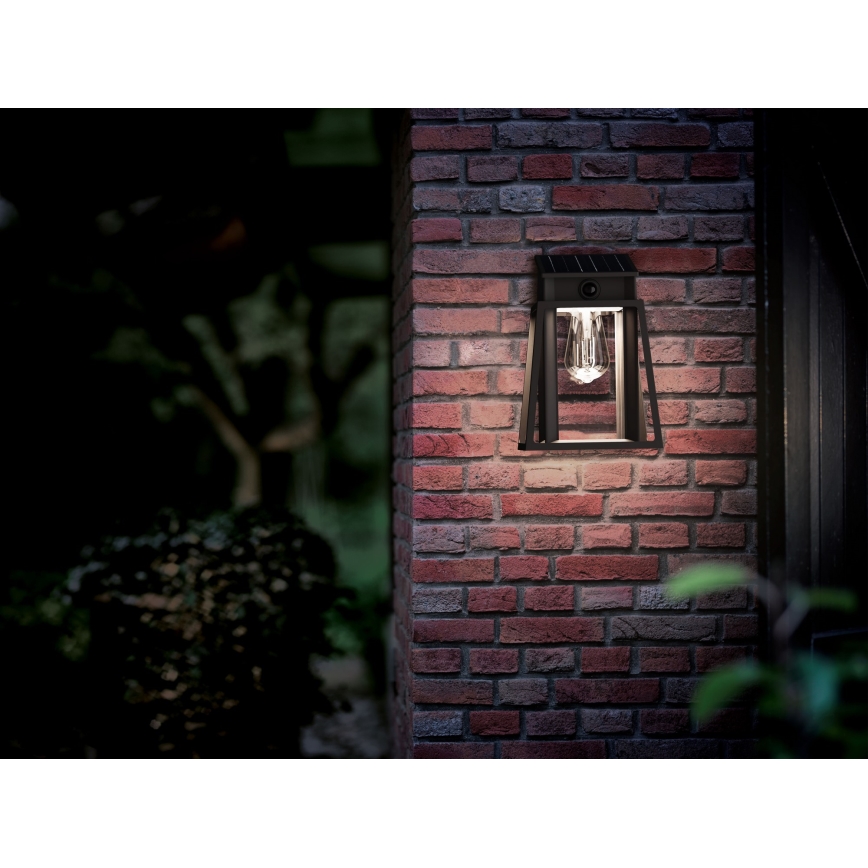 Philips - LED solcell väggbelysning med sensor LYSIN LED/3,2W/3,7V 4000K IP44