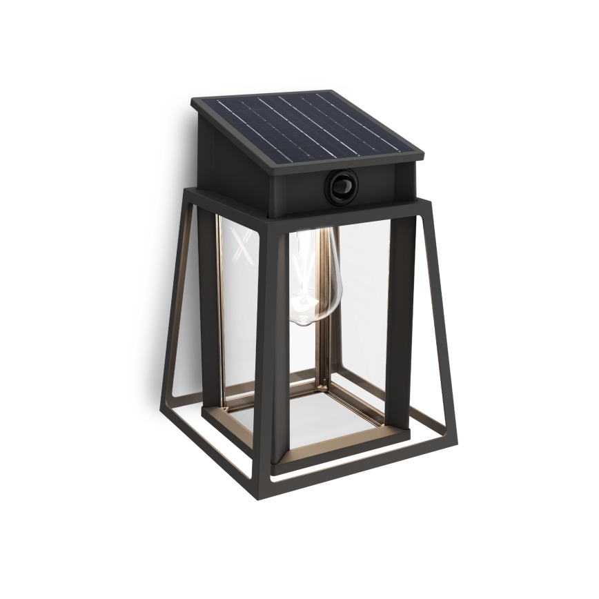 Philips - LED solcell väggbelysning med sensor LYSIN LED/3,2W/3,7V 4000K IP44