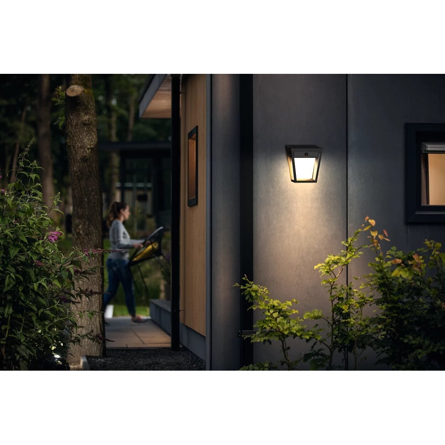 Philips - LED solcell väggbelysning med sensor NISSA LED/1,8W/3,7V 3000K IP44