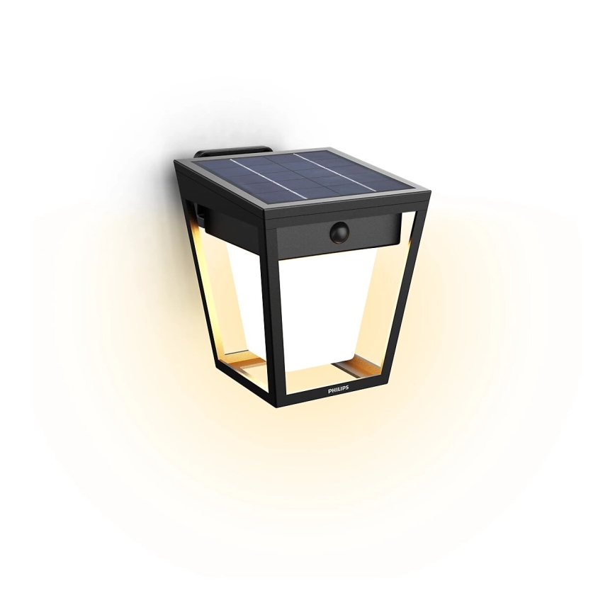 Philips - LED solcell väggbelysning med sensor NISSA LED/1,8W/3,7V 3000K IP44