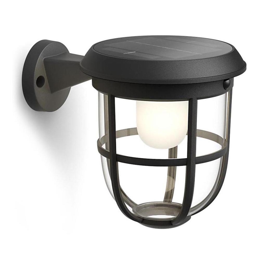Philips - LED solcell väggbelysning med sensor RADII LED/1,3W/3,7V 3000K IP44