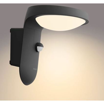 Philips - LED solcell väggbelysning med sensor LED/1,2W/4V 1800 mAh 3000K IP44