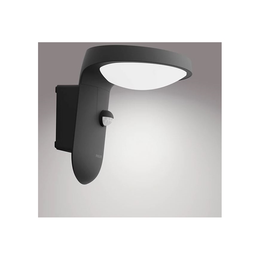 Philips - LED solcell väggbelysning med sensor LED/1,2W/4V 4000K IP44