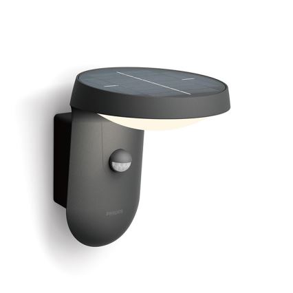 Philips - LED solcell väggbelysning med sensor LED/1,2W/4V 4000K IP44