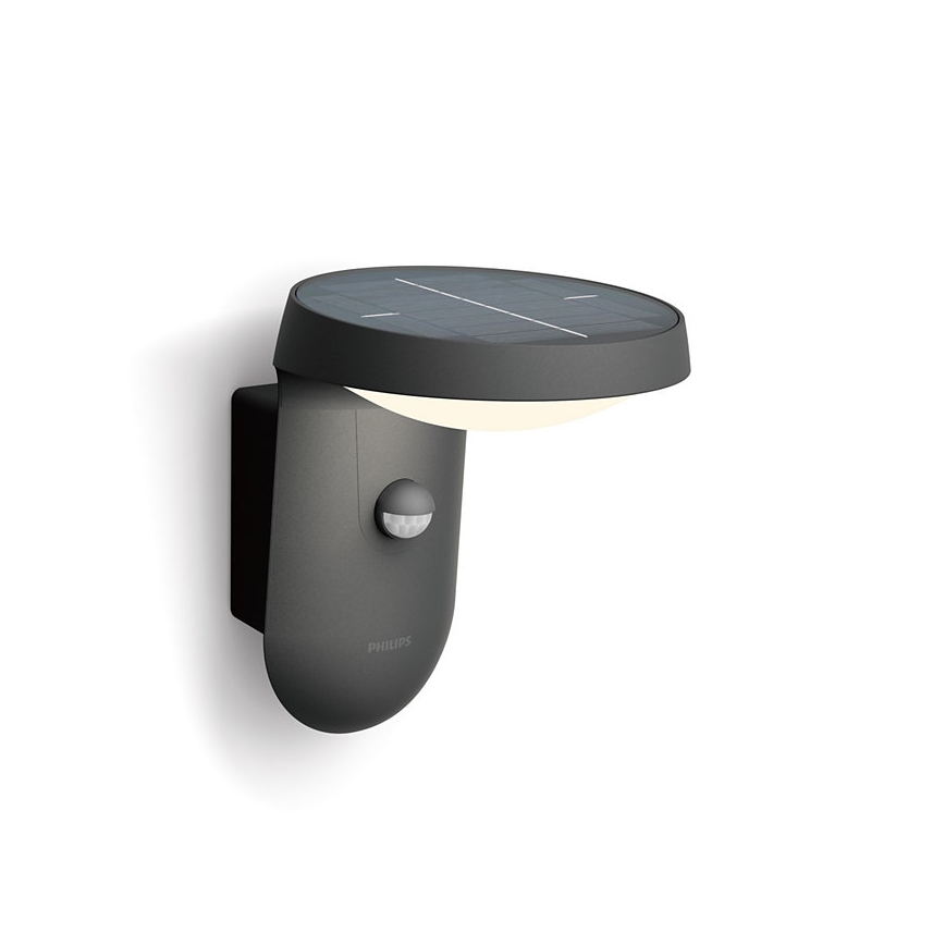 Philips - LED solcell väggbelysning med sensor LED/1,2W/4V 4000K IP44