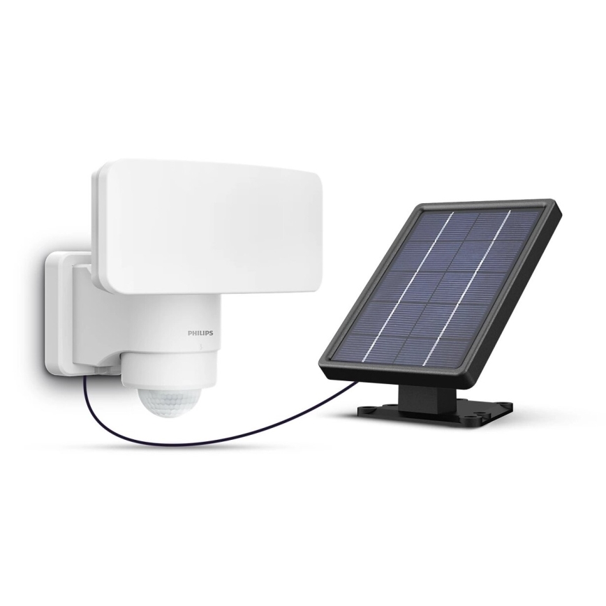 Philips - LED solcell väggbelysning med sensor TYLUS LED/6W/3,7V 3000K IP44