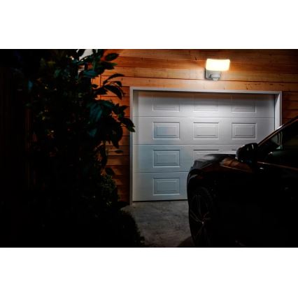 Philips - LED solcell väggbelysning med sensor TYLUS LED/6W/3,7V 3000K IP44