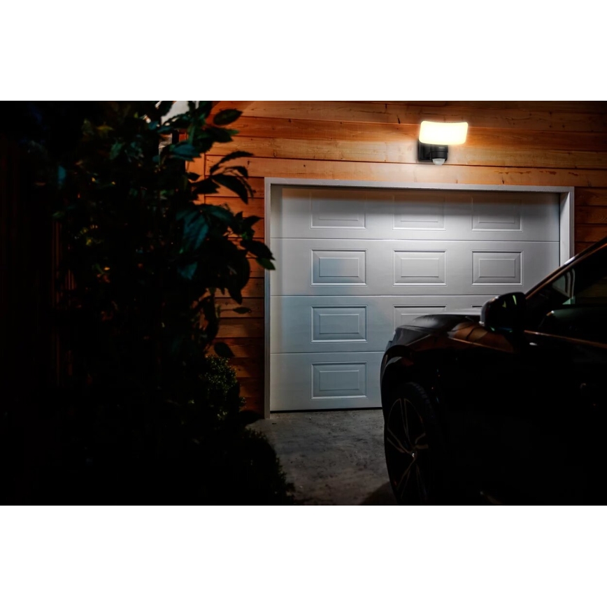 Philips - LED solcell väggbelysning med sensor TYLUS LED/6W/3,7V 3000K IP44