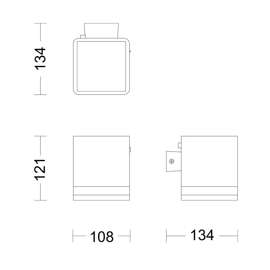 Philips - LED solcell väggbelysning VIRONA LED/1,8W/3,7V 2700K IP44