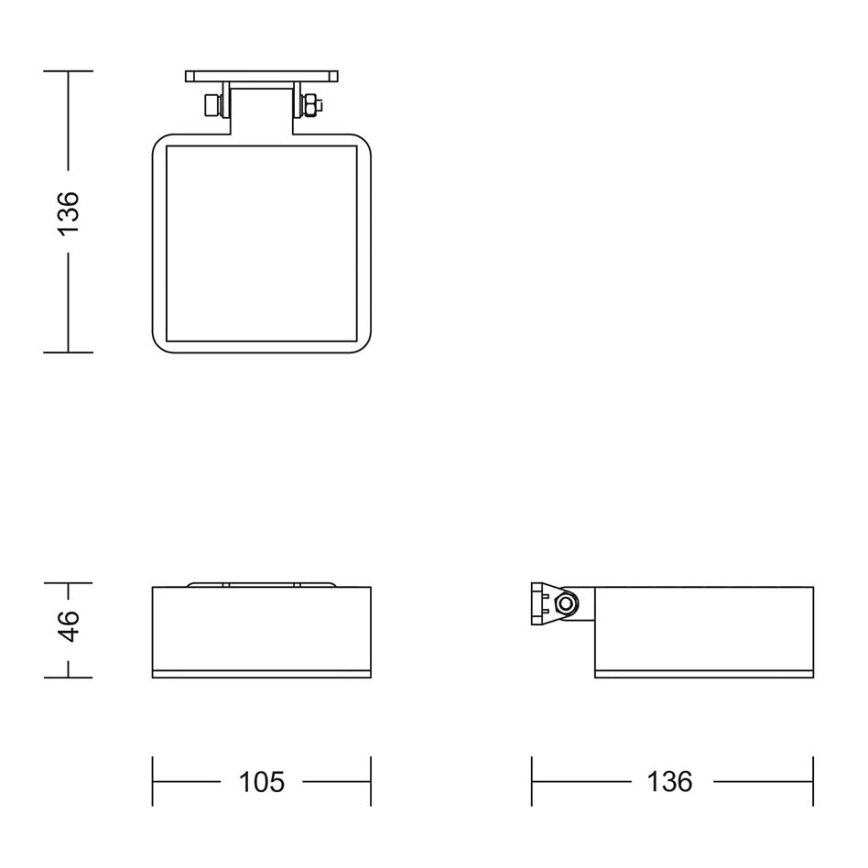 Philips - LED solcell väggbelysning VYNCE LED/1,5W/3,7V IP44