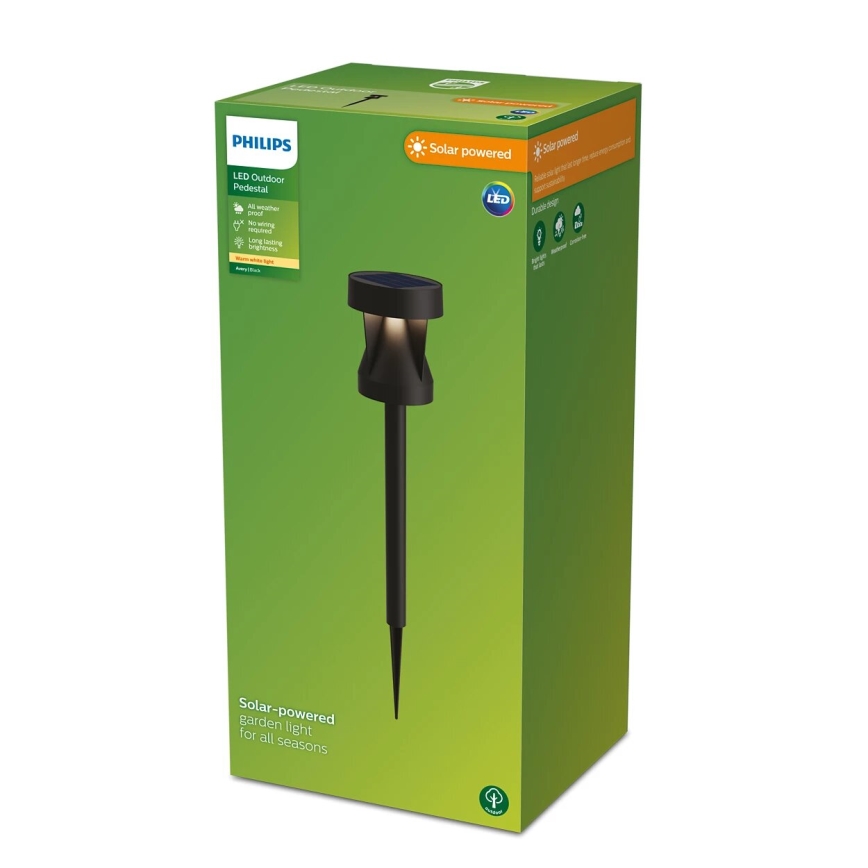 Philips - LED solcellslampa AVERY LED/1,8W/3,7V 2700K IP44