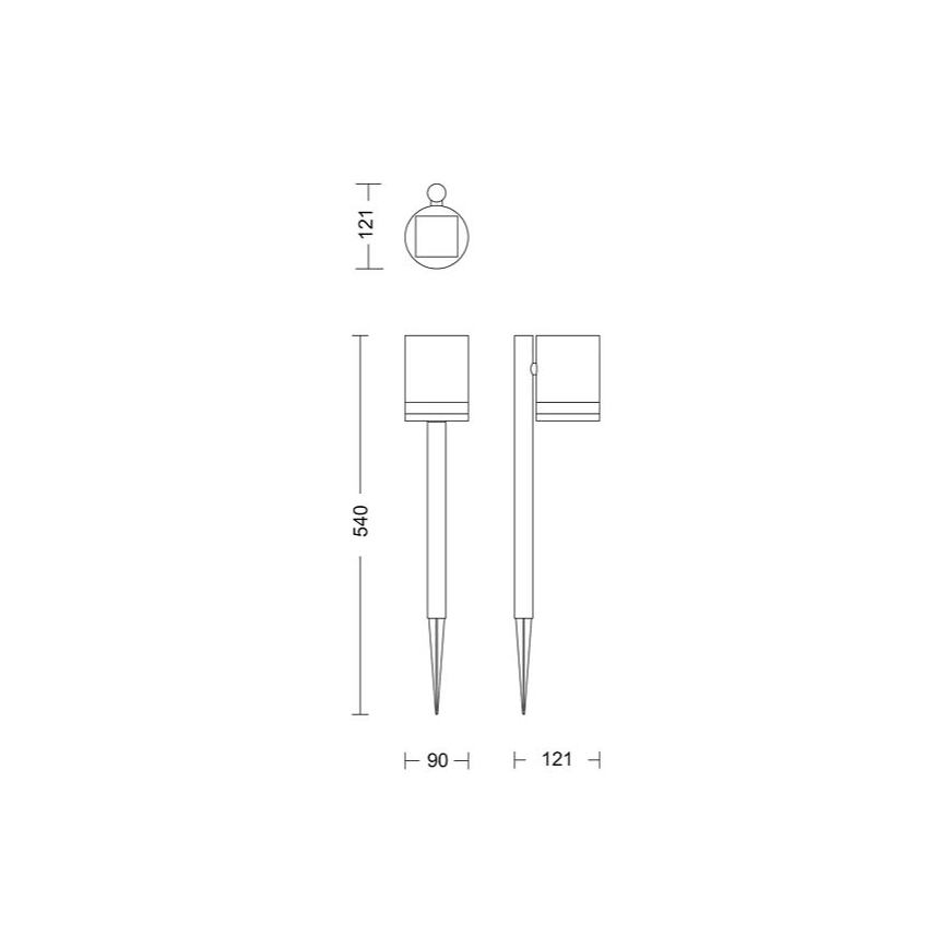 Philips - LED solcellslampa FYCE LED/1,5W/3,7V IP44