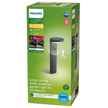 Philips - LED solcellslampa med en sensor LED/1,2W/4V 3000K IP44