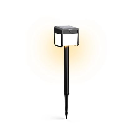 Philips - LED solcellslampa med sensor EZRA LED/1,8W/3,7V 2600 mAh 3000K IP44