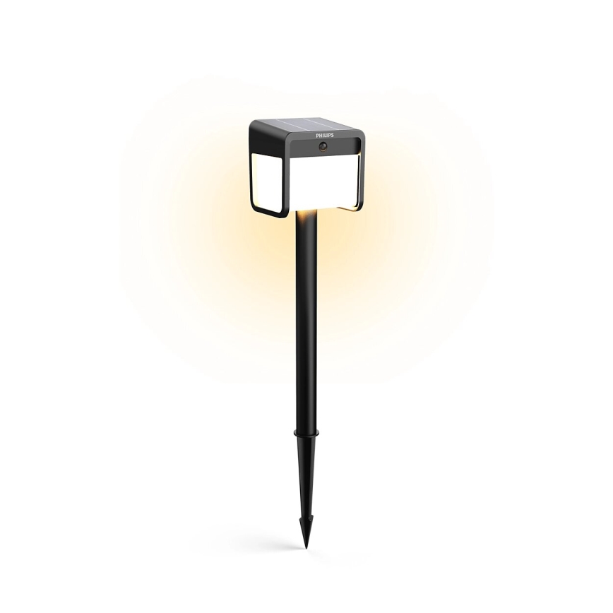 Philips - LED solcellslampa med sensor EZRA LED/1,8W/3,7V 2600 mAh 3000K IP44