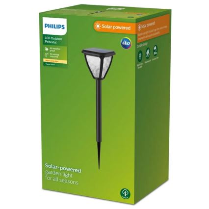 Philips - LED solcellslampa VAPORA LED/1,5W/3,7V 1500 mAh IP44