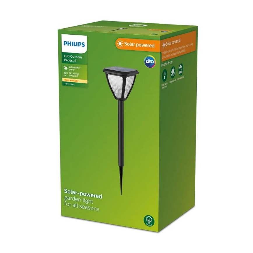 Philips - LED solcellslampa VAPORA LED/1,5W/3,7V IP44