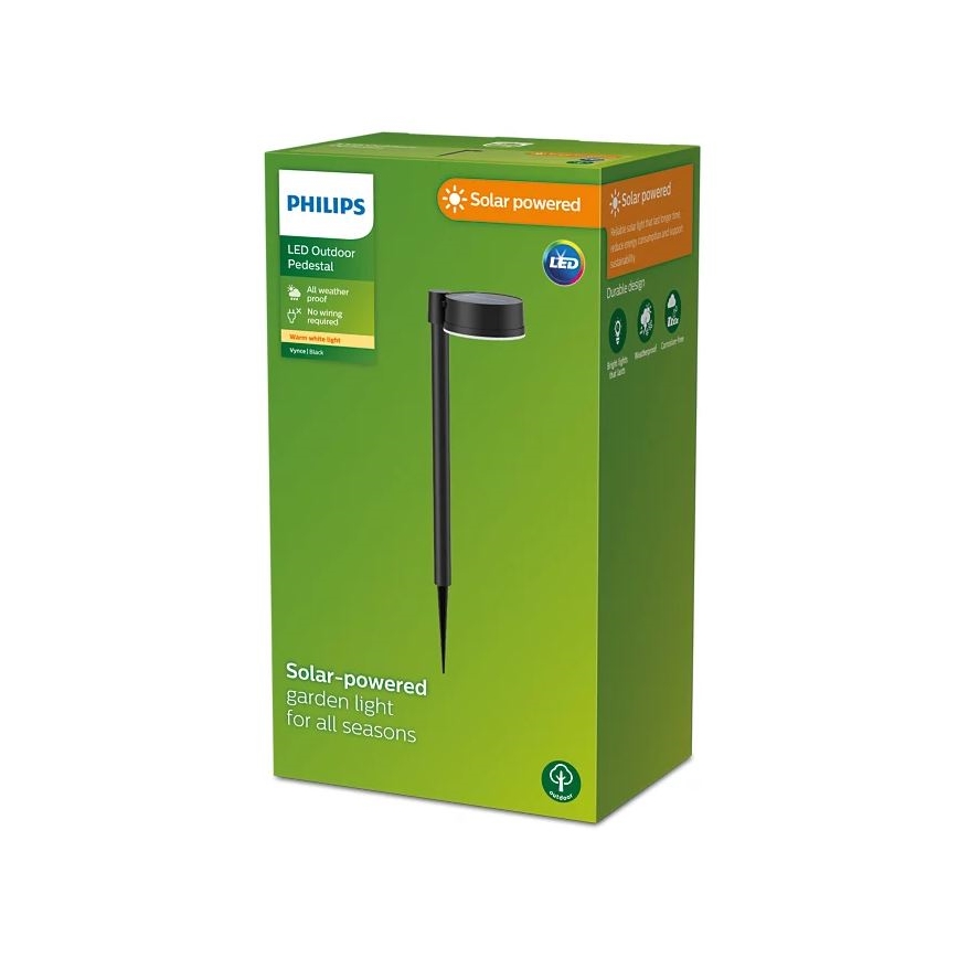 Philips - LED solcellslampa VYNCE LED/1,5W/3,7V IP44