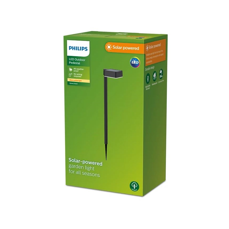 Philips - LED solcellslampa VYNCE LED/1,5W/3,7V IP44
