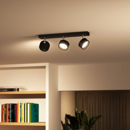 Philips - LED spotlight 3xLED/5,5W/230V svart