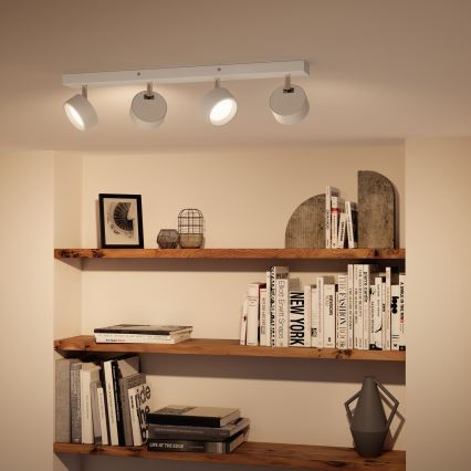 Philips - LED spotlight 4xLED/5,5W/230V vit