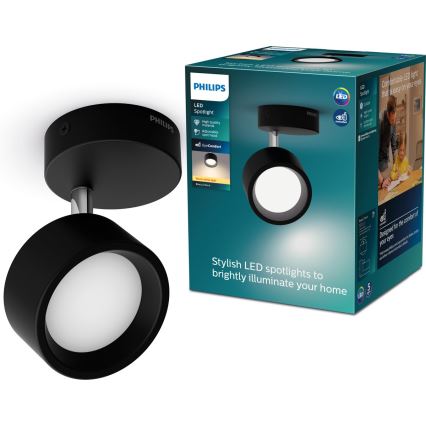 Philips - LED spotlight LED/5,5W/230V svart