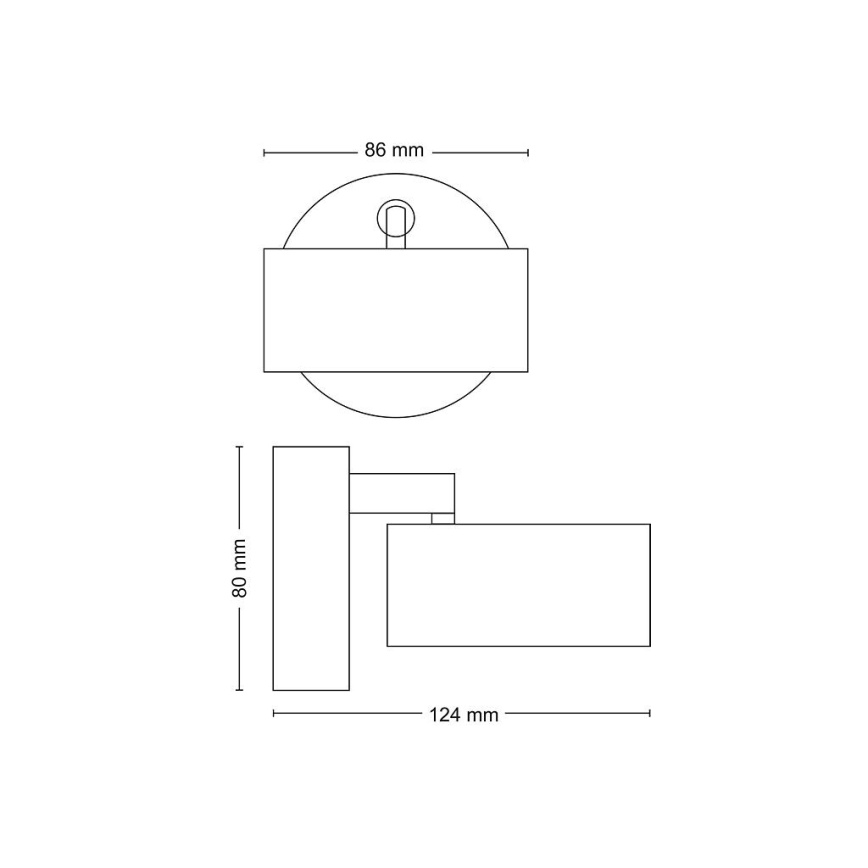 Philips - LED spotlight LED/5,5W/230V vit