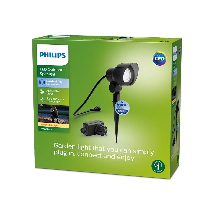 Philips - LED spotlight för utomhusbruk LED/24W/230V 2700K IP44
