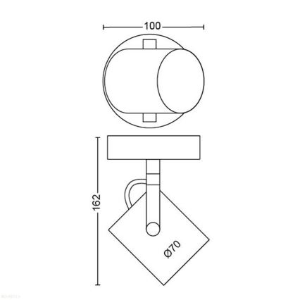 Philips - LED spotlight SCENE SWITCH BYRE LED/4,3W/230V 2200/2500/2700K