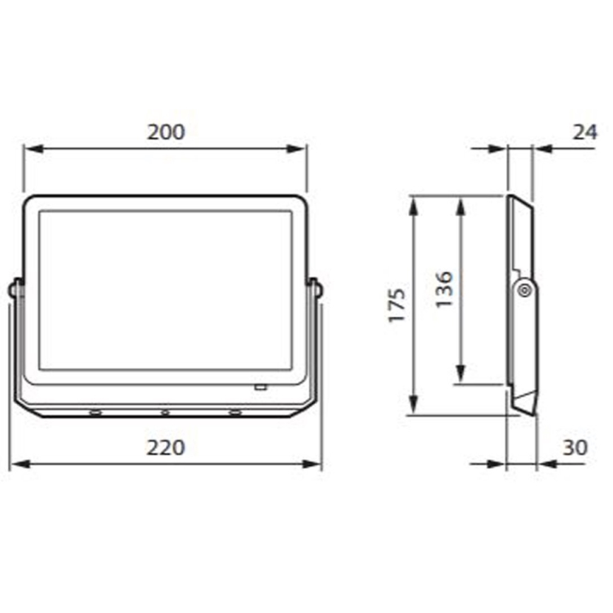 Philips - LED strålkastare DECOFLOOD LED/50W/230V IP65