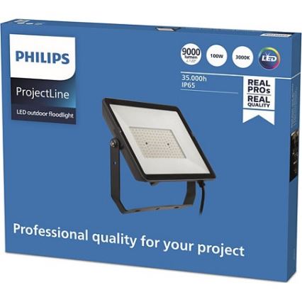 Philips - LED strålkastare för utomhusbruk PROJECTLINE LED/100W/230V IP65 3000K