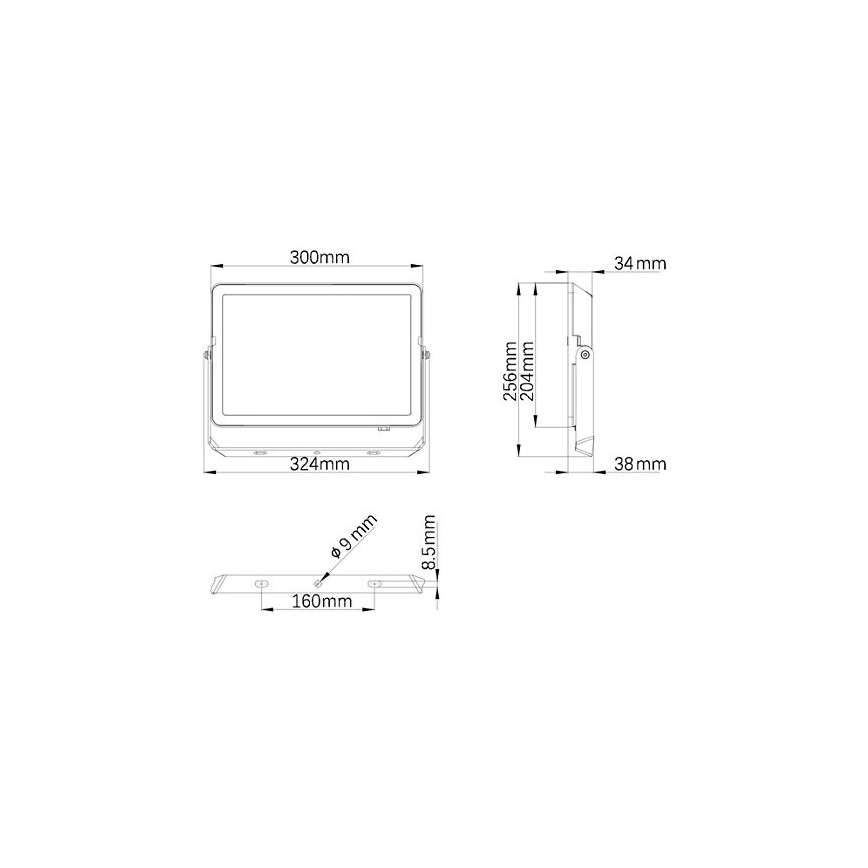Philips - LED strålkastare för utomhusbruk PROJECTLINE LED/100W/230V IP65 4000K