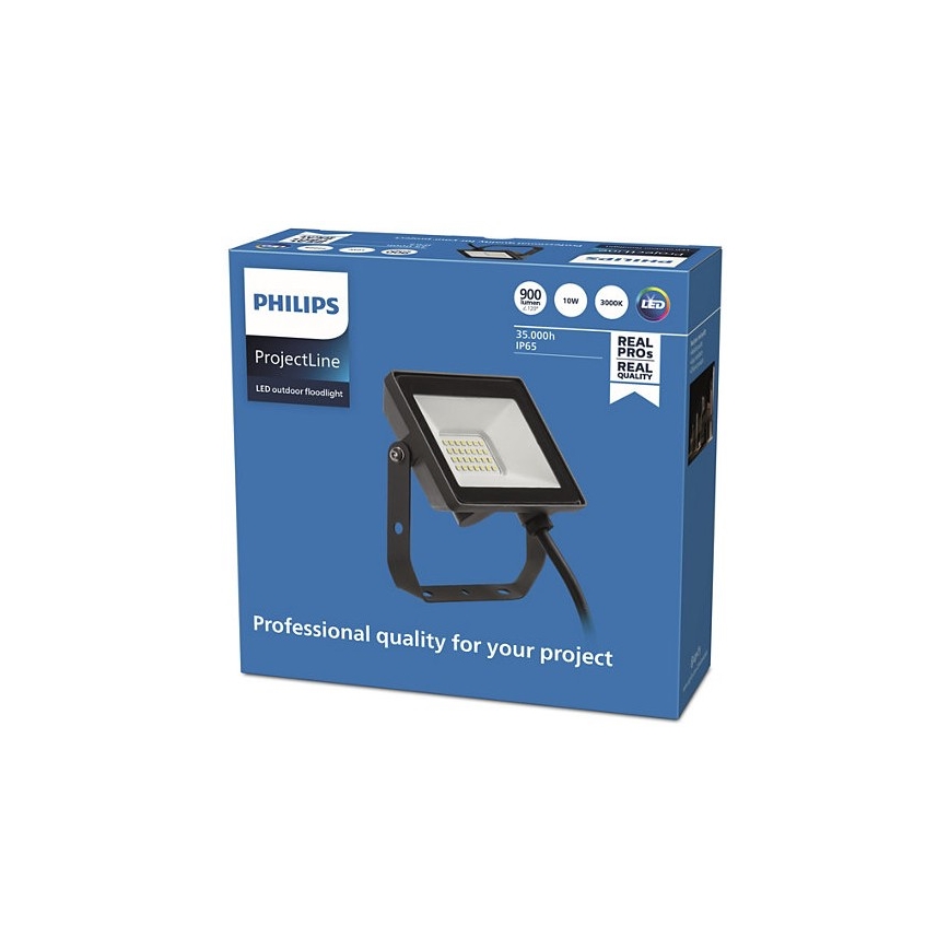 Philips - LED strålkastare för utomhusbruk PROJECTLINE LED/10W/230V IP65 3000K