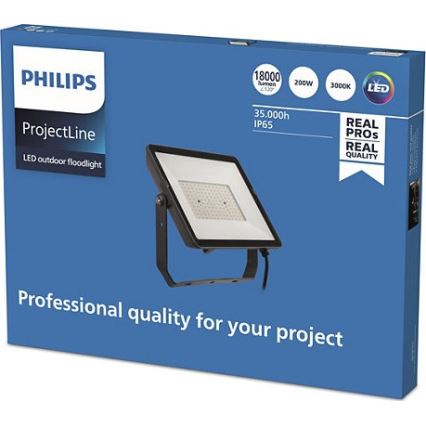 Philips - LED strålkastare för utomhusbruk PROJECTLINE LED/200W/230V IP65 3000K