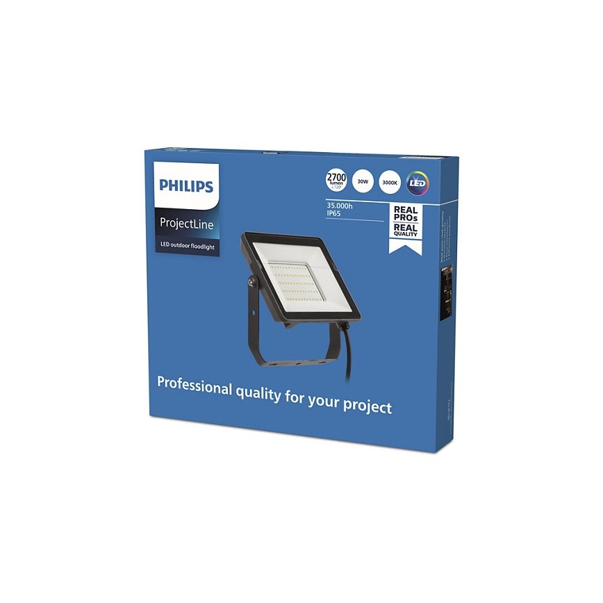 Philips - LED strålkastare för utomhusbruk PROJECTLINE LED/30W/230V IP65 3000K