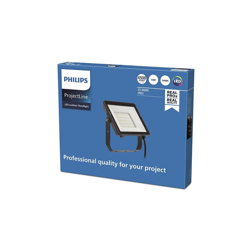 Philips - LED strålkastare för utomhusbruk PROJECTLINE LED/50W/230V IP65 3000K