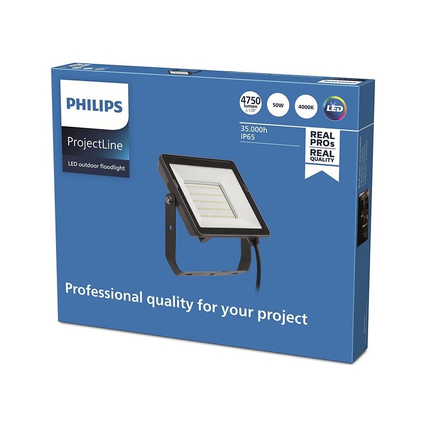 Philips - LED strålkastare för utomhusbruk PROJECTLINE LED/50W/230V IP65 4000K