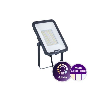 Philips - LED strålkastare LEDINAIRE ALL-IN LED/70W/230V 3000/4000/6500K IP65 antracit