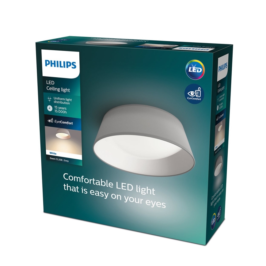 Philips - LED Takbelysning DAWN LED/14W/230V grå